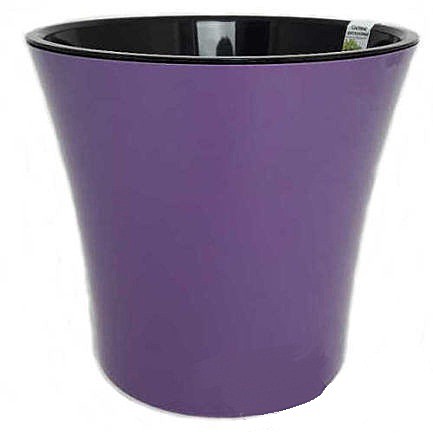 Горшок Арте 2л аметист-черный
