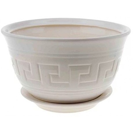 Горшок керам Модерн №2 белый