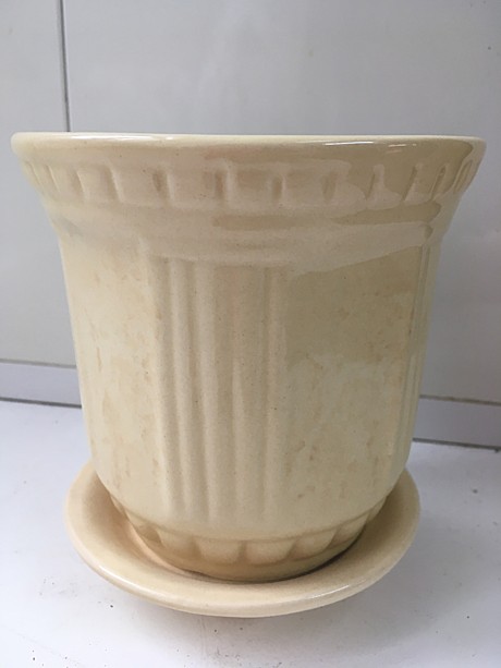 Горшок керам Модерн №3 бежевый