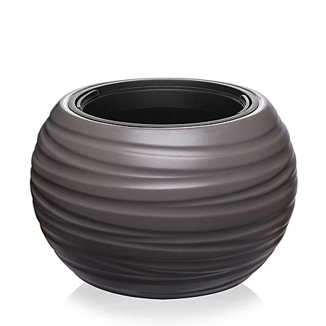 Кашпо Луна D395 6/26л серо-коричневый 634 х4