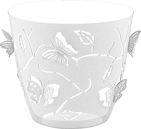 Кашпо Бабочки 2,5л прозрачный