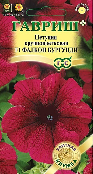 Петуния Фалкон Бургунди 5шт Гавриш