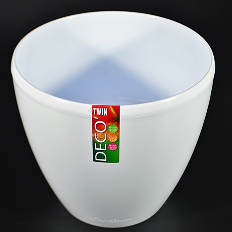 Горшок ДЕКО Твин 2,5л Белый