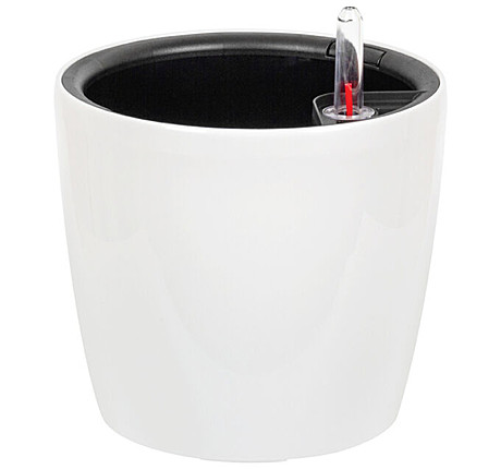 Кашпо автополив Анфа d180 3,2л белый