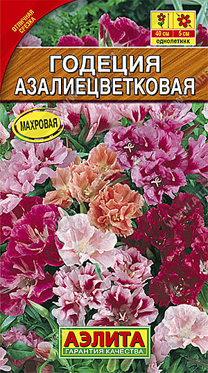 Ц Годеция Азалиецветковая махровая смесь Аэлита