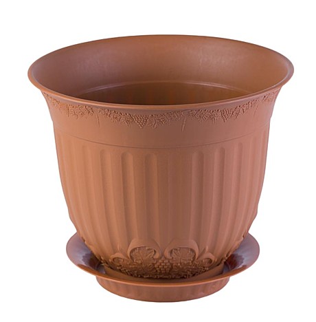 Кашпо Европа 0,7л кор. с под.