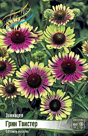 8470 Эхинацея Грин Твистер 25шт/1шт