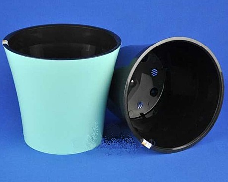 Горшок Арте 3,5л мятный черный