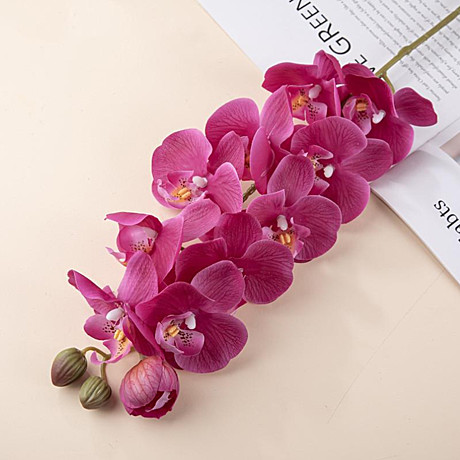 Фаленопсис искусственный тёмно-розовый