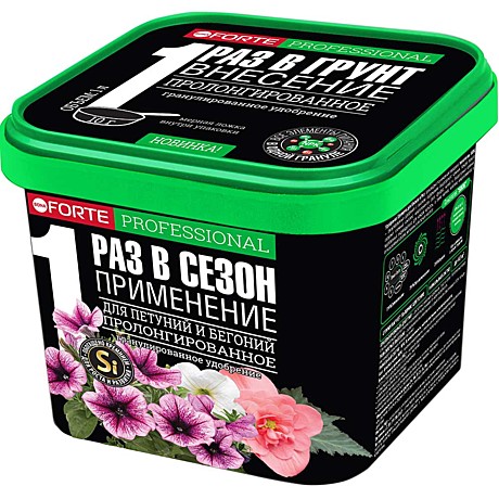 Х Бона Форте 1л Петуния, Бегония с кремн (ведро) х12