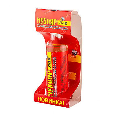 Мухояр лак от мух, ком., блох, клоп., мур., тар. 220мл /16/