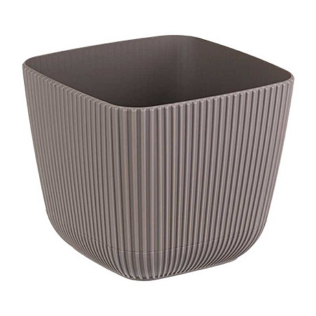 Кашпо Пиканто 11х11см 0,65л фр серый