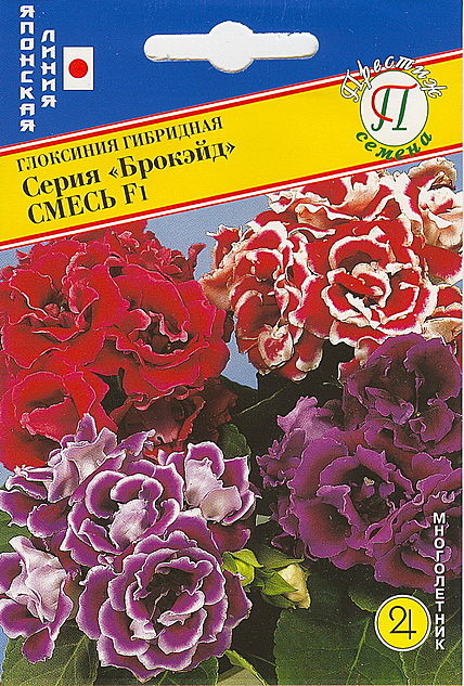 Ц Глоксиния Брокэйд смесь Престиж
