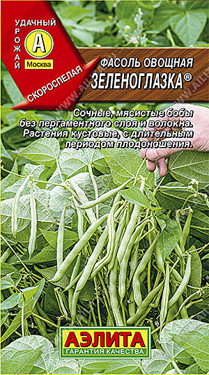 Фасоль Зеленоглазка Аэлита