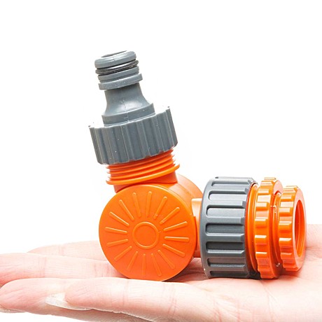 Соединитель поворотный HD9210 1/2-3/4-1 с адаптером, 2 переходника, съемный
