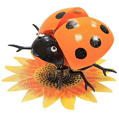 Штекер садовый Божья коровка на цветке NA 2306 10*8см