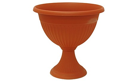 Кашпо Вазон Ливия 310мм низкий терракот
