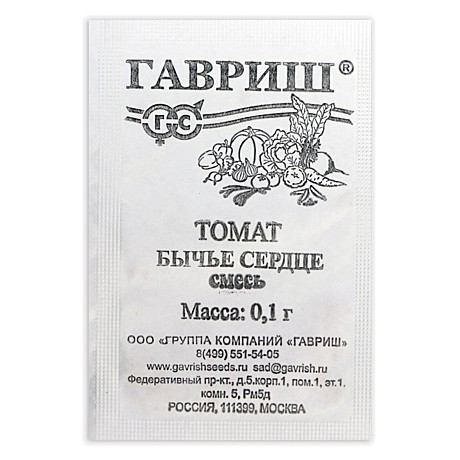 Т Бычье сердце смесь п/п Гавриш 