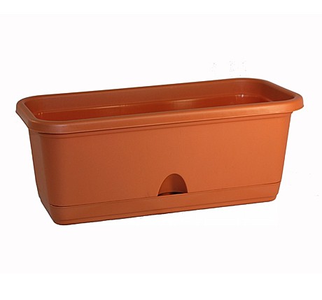 Балконный ящик 400мм с поддоном кор М3220