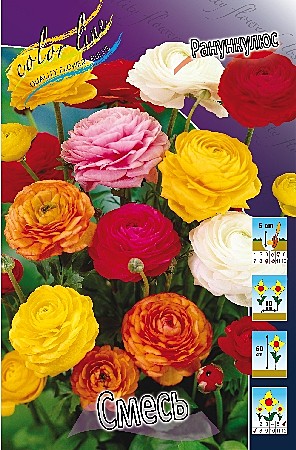 8924 Ранункулюс Смесь 10шт /1шт/ 