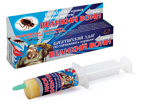 Х Великий Воин гель Тараканы 45гр /60шт/