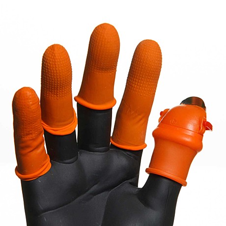 Садовый нож на палец HD1058 силиконовый +4 напальчн. для сборки