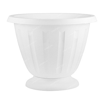 Вазон Пальмира 10л 330*330*275мм белый
