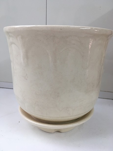 Горшок керам Лилия №3 белый