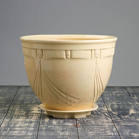 Горшок керам Мирида №4 бежевый