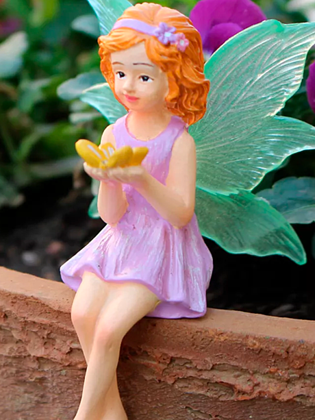 Фея на штекере для кашпо