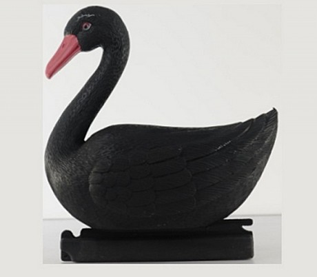 Лебедь черный большой 40*20*41см