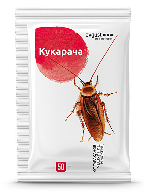 Х Кукарача 50г приманка от тараканов, чешуйниц и мокриц /150шт/