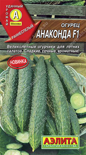 Огурец Анаконда китайский 10шт Аэлита 