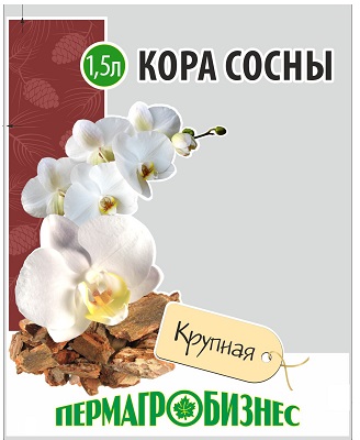 Кора сосны 1,5л крупная /10шт/ ПАБ